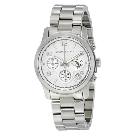 michael kors mk5076|michael kors silver runway.